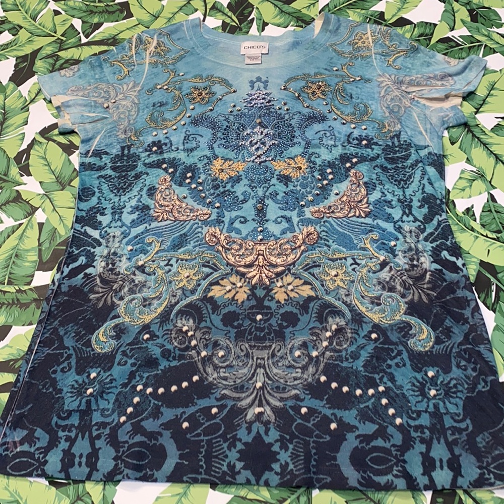 Chico’s Women’s Size 1 Studded Shirt